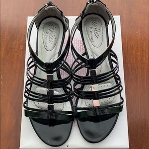 Black Strappy Sandals